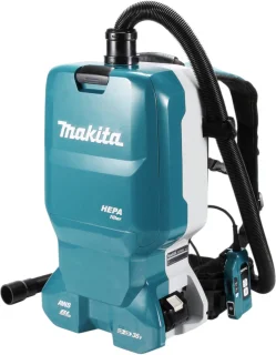 De Makita DVC665ZU Accu Rugstofzuiger Body in één oogopslag