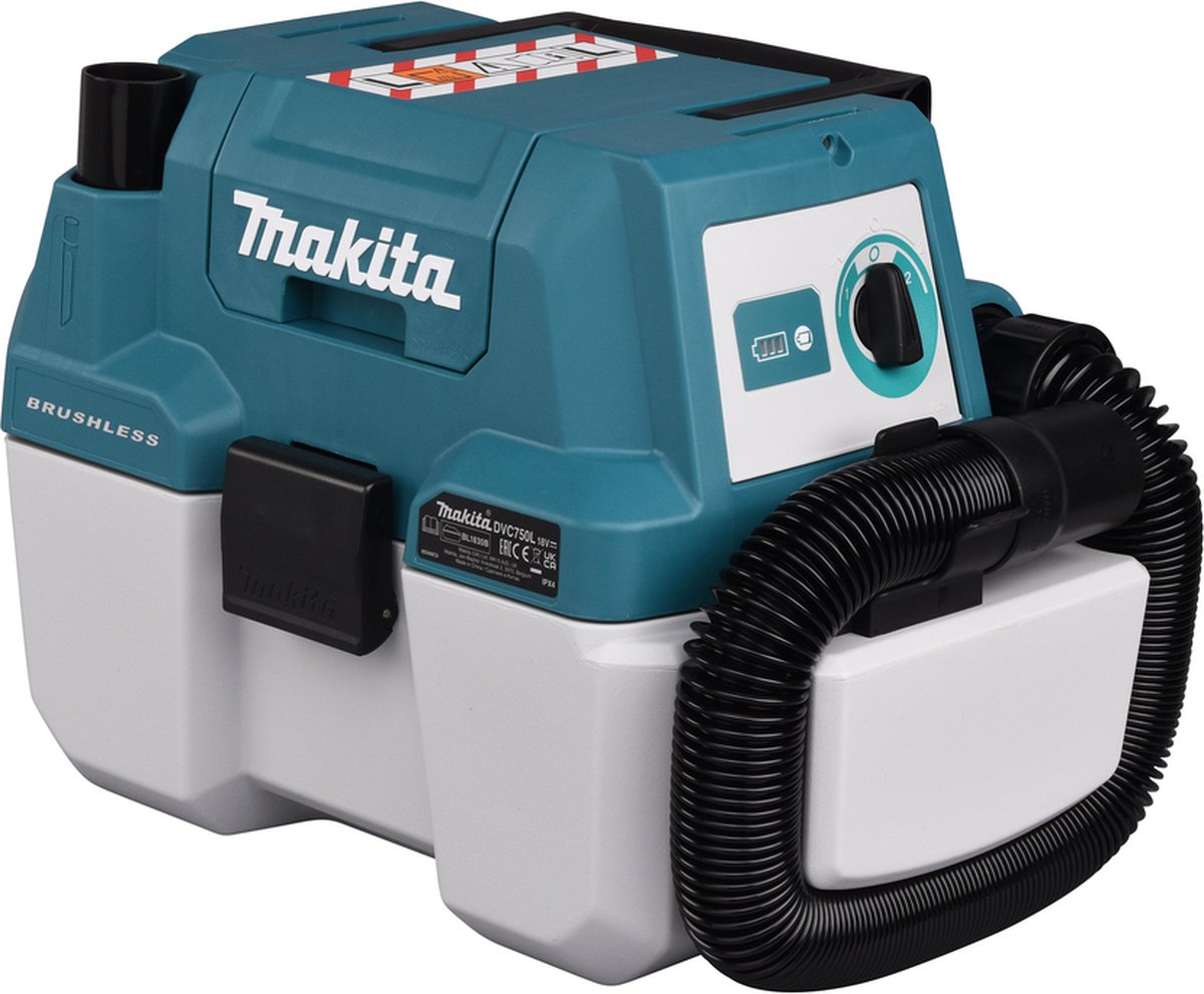 Makita DVC750LZX3 18V Accu Stofzuiger Basic Body