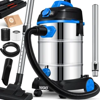 MASKO Alleszuiger Nat- en Droogzuiger 1800W 30L Blauw