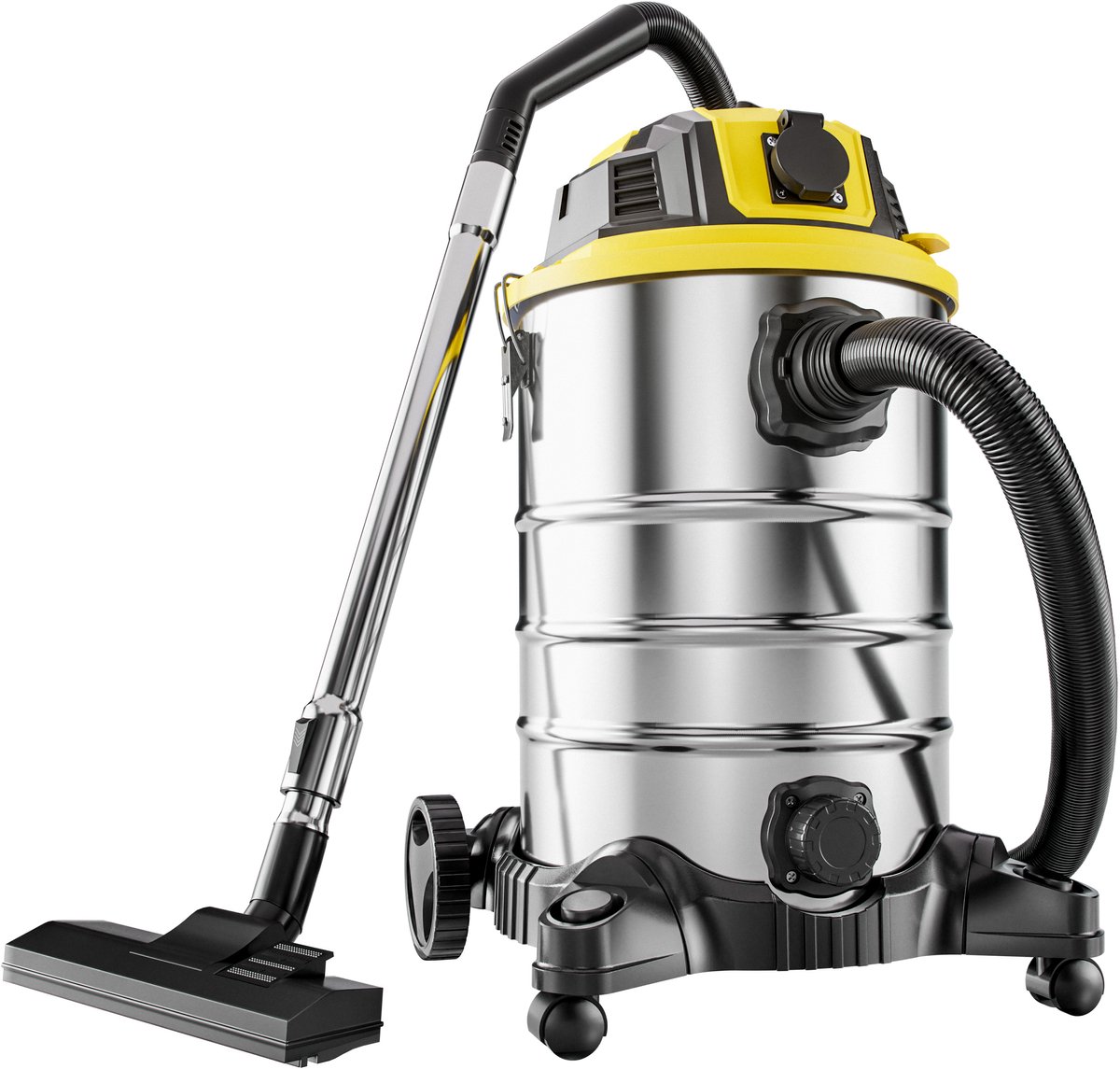 Monzana Stofzuiger Nat en Droog 30L 2200W Zilver