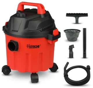 Nat en droog stofzuiger 800 W - 10 liter - Rood