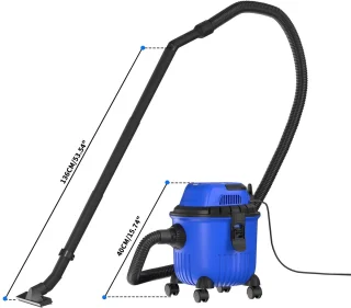 Nat en droog waterstofzuiger 1800W 15L blauw