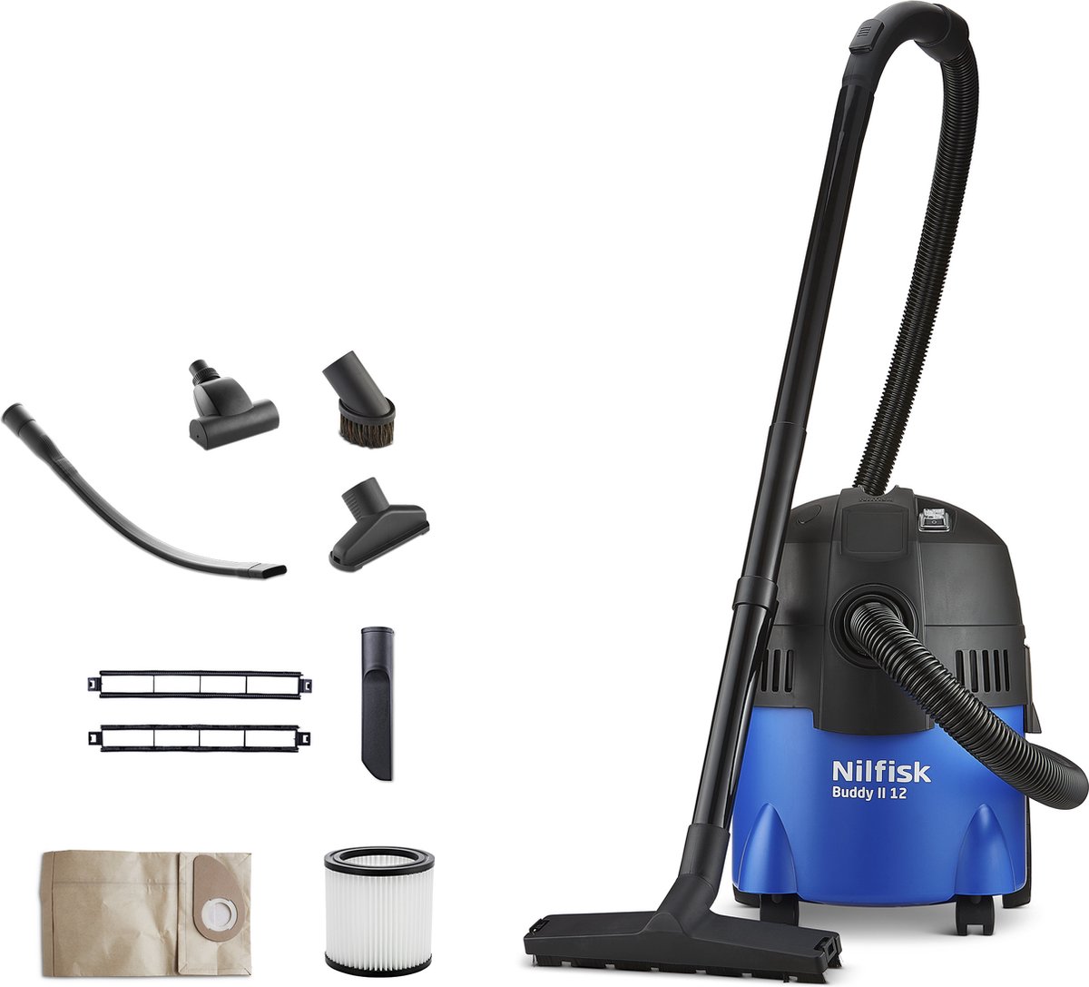 Nilfisk 128390150 Cilinderstofzuiger 12L Droog 250W