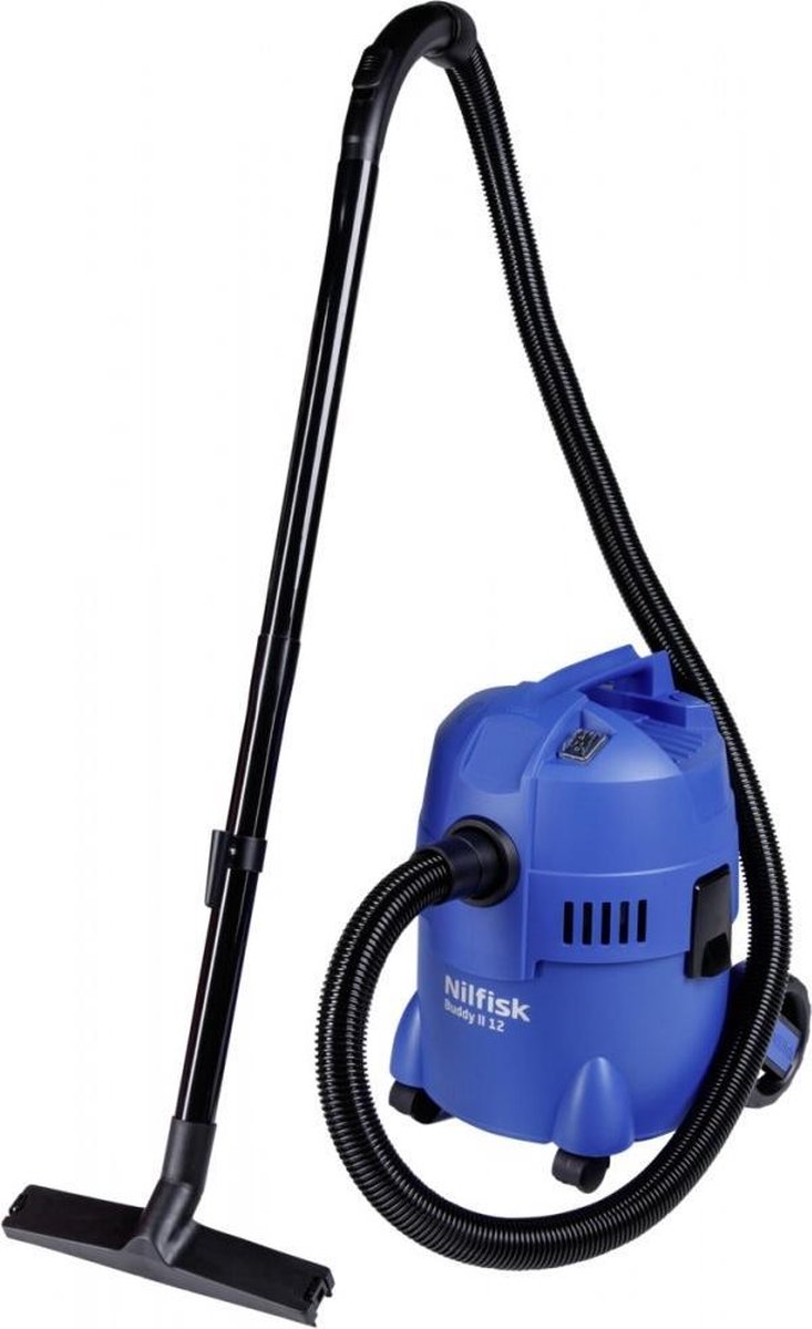 De Nilfisk Buddy II 12L nat- en droogzuiger in één oogopslag