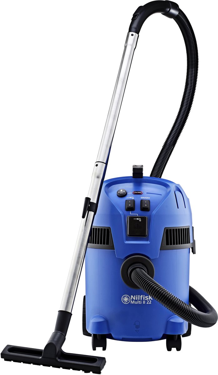 Nilfisk Multi 22T Nat en Droogzuiger Blauw