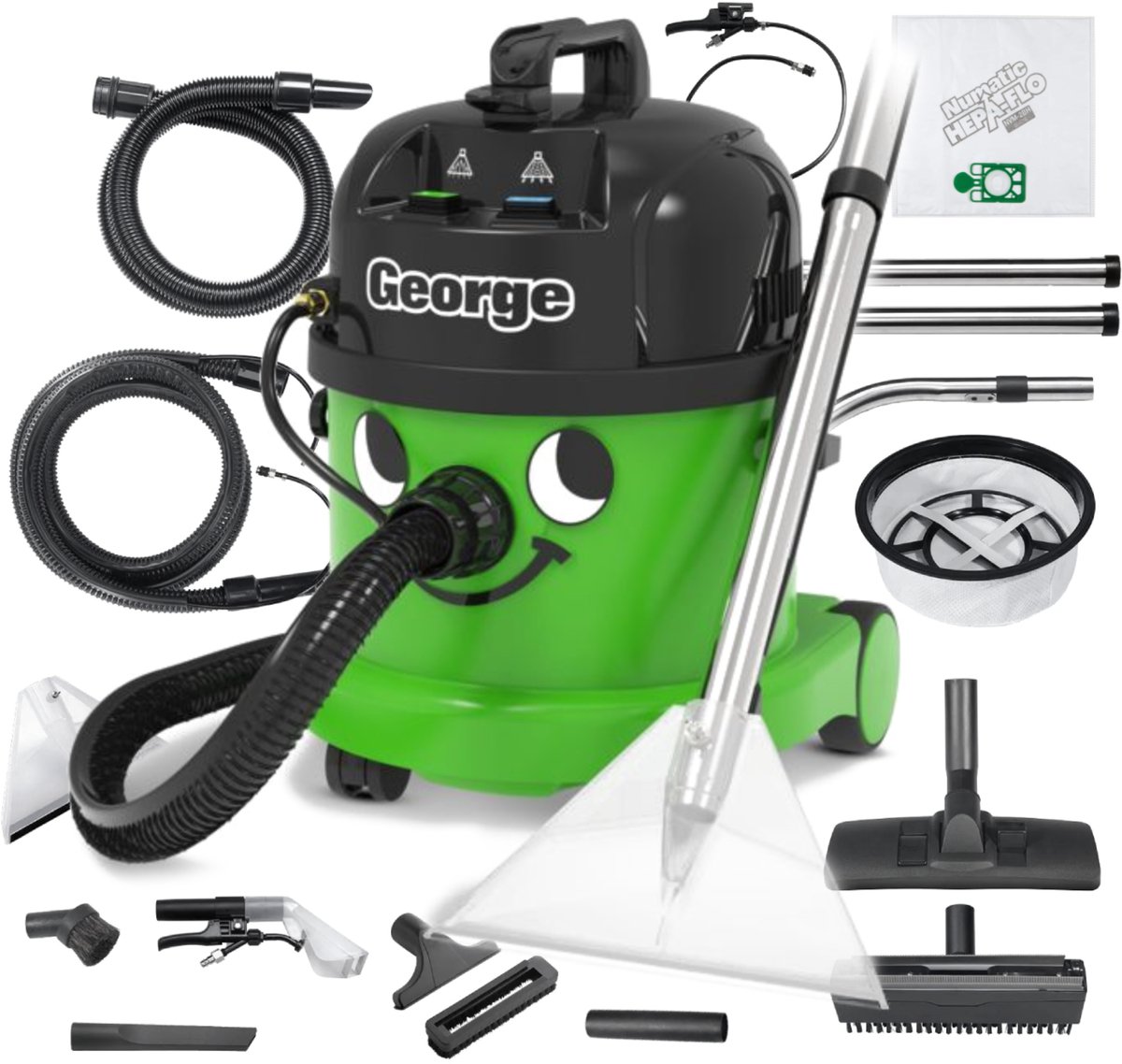 Numatic George Tapijtreiniger 15L 1060W