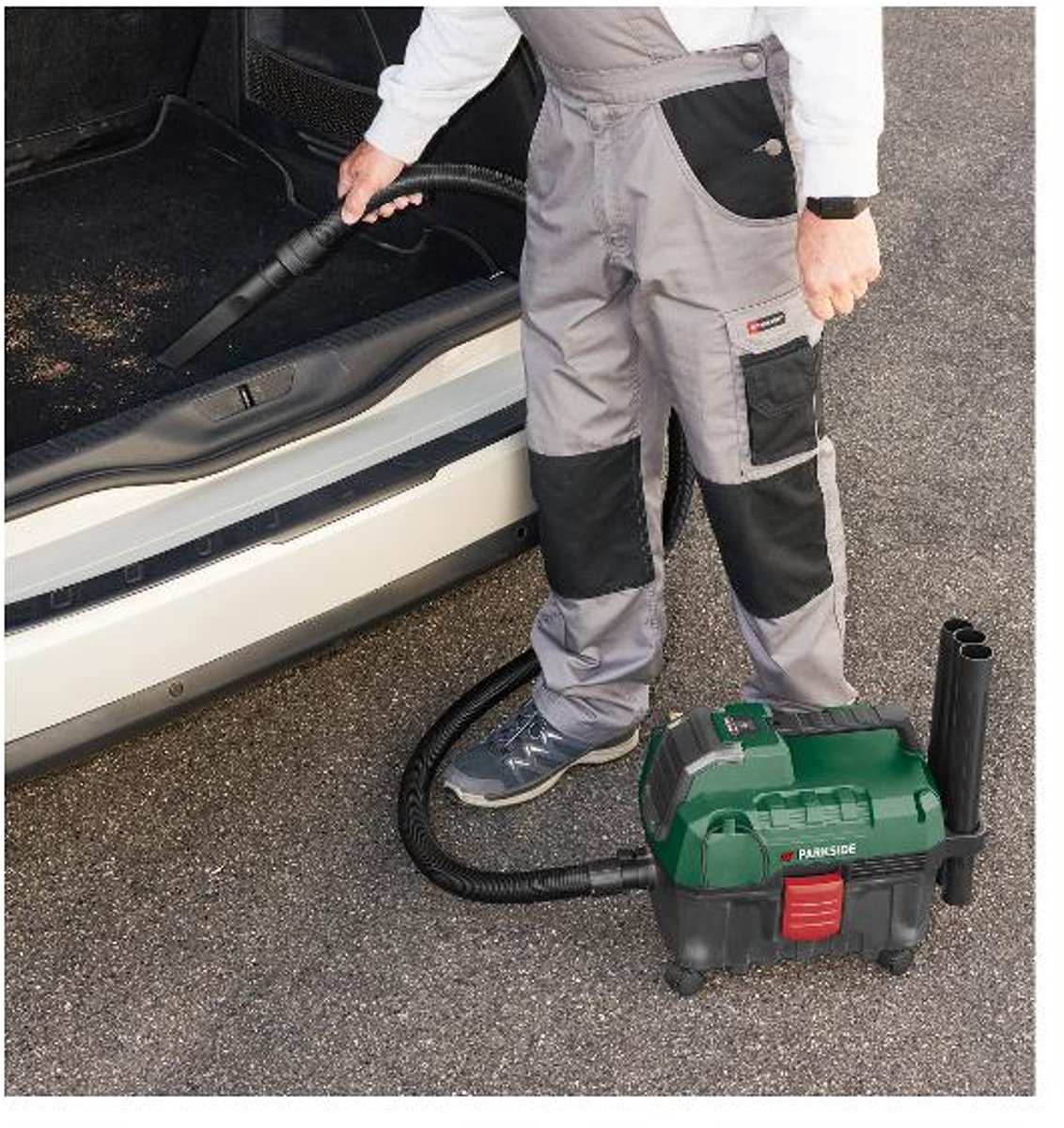 PARKSIDE® Accu-nat en droog stofzuiger 20 V zonder accu en lader
