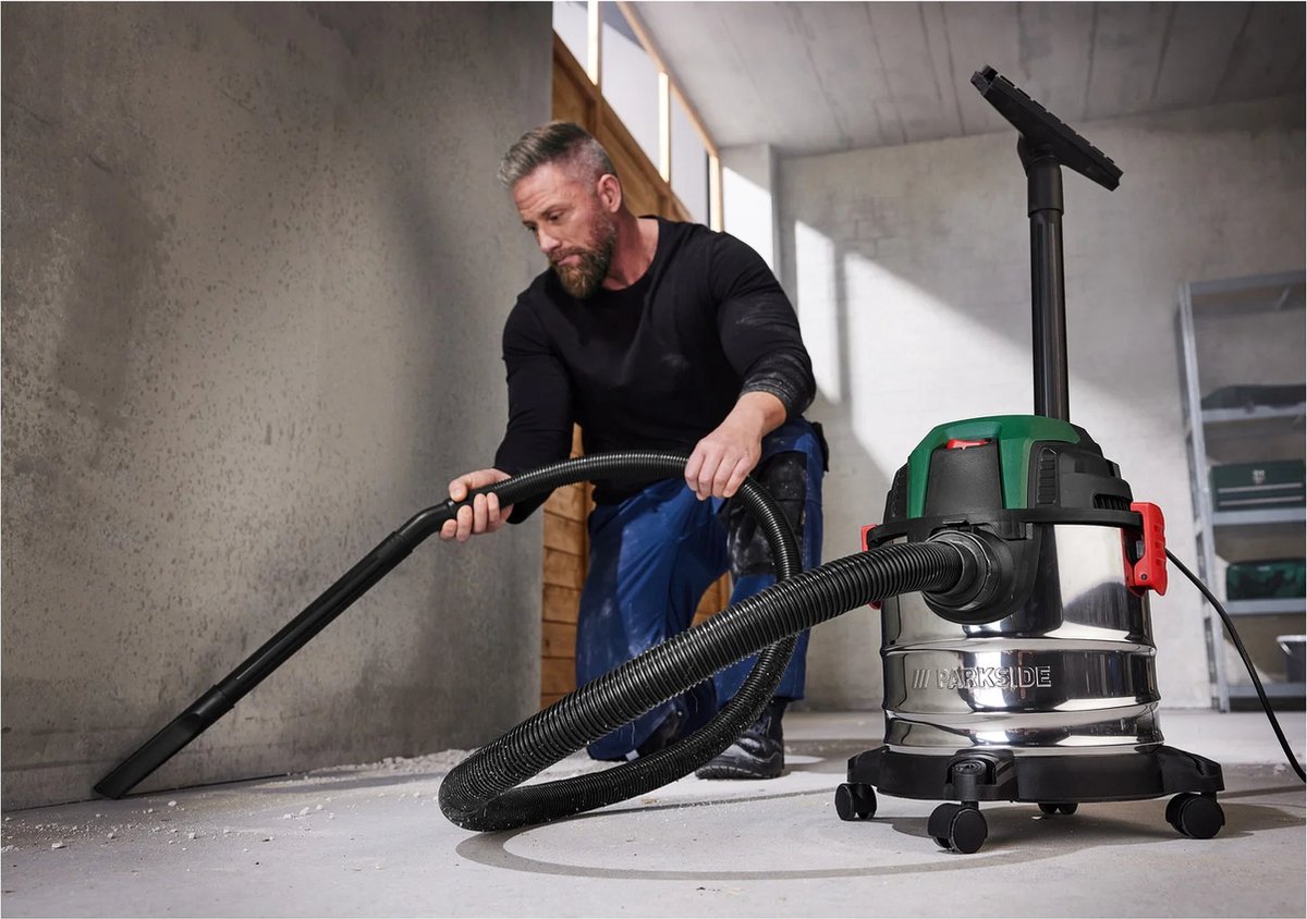 Parkside Wet & Dry Nat- en Droogzuiger 12L 1200W