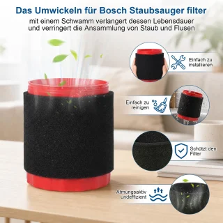 Reservefilters voor industriële stofzuiger GAS 18V-10 L, 2 stuks