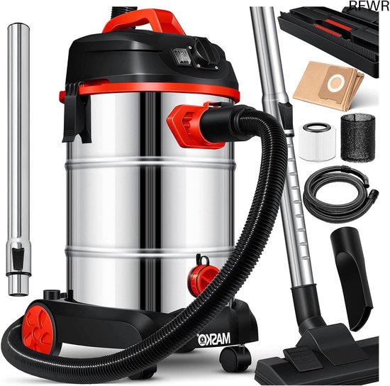 RFWR® Industriële Stofzuiger 1800W Nat & Droog review