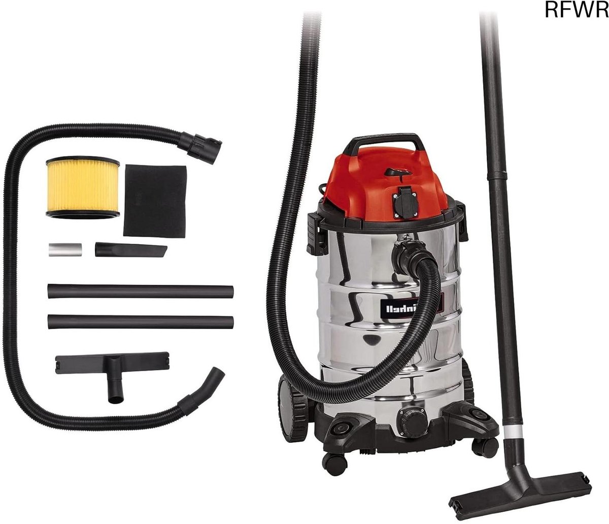 De RFWR® Nat-/Droogzuiger 30 L in één oogopslag