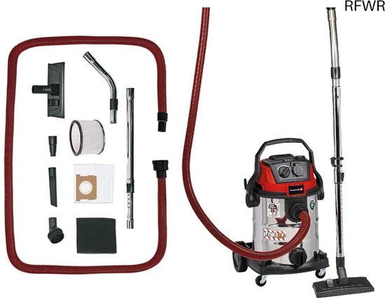 RFWR® Nat- en droogzuiger 1200W 25L RVS tank HEPA-filter review