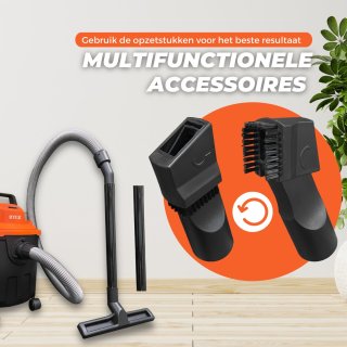 RYER 3-1 Nat- en Droogzuiger 18L 1200W