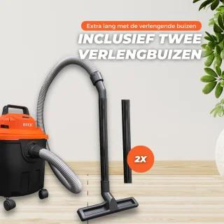 RYER 3-1 Nat- en Droogzuiger 18L 1200W