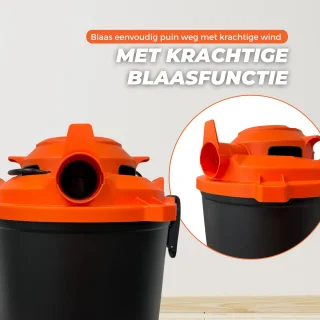 RYER 3-1 Nat- en Droogzuiger 18L 1200W