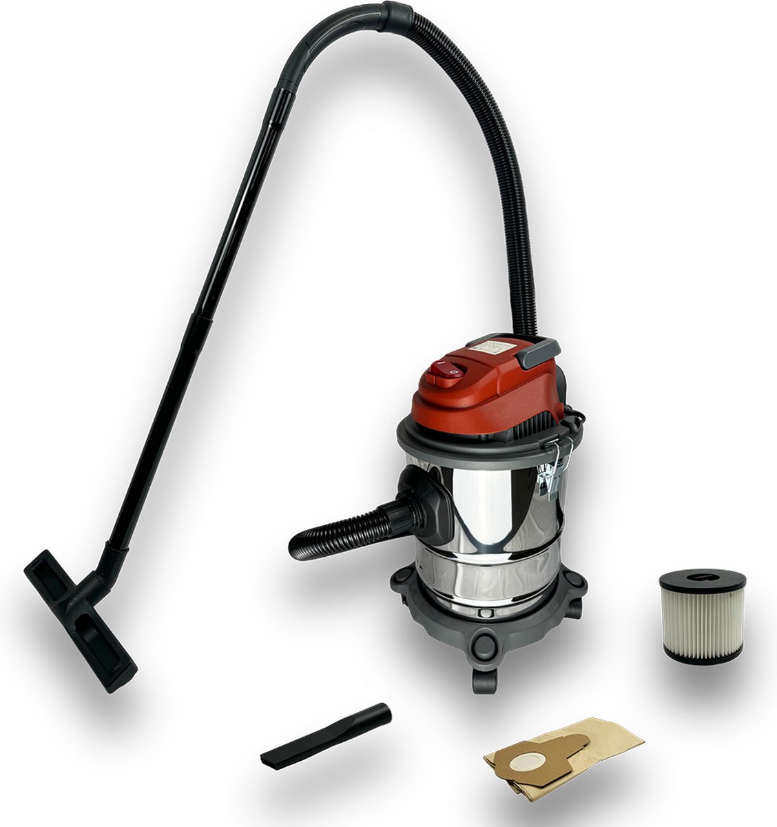 SHARK Bouwstofzuiger Nat en Droog 1200W RVS 15L