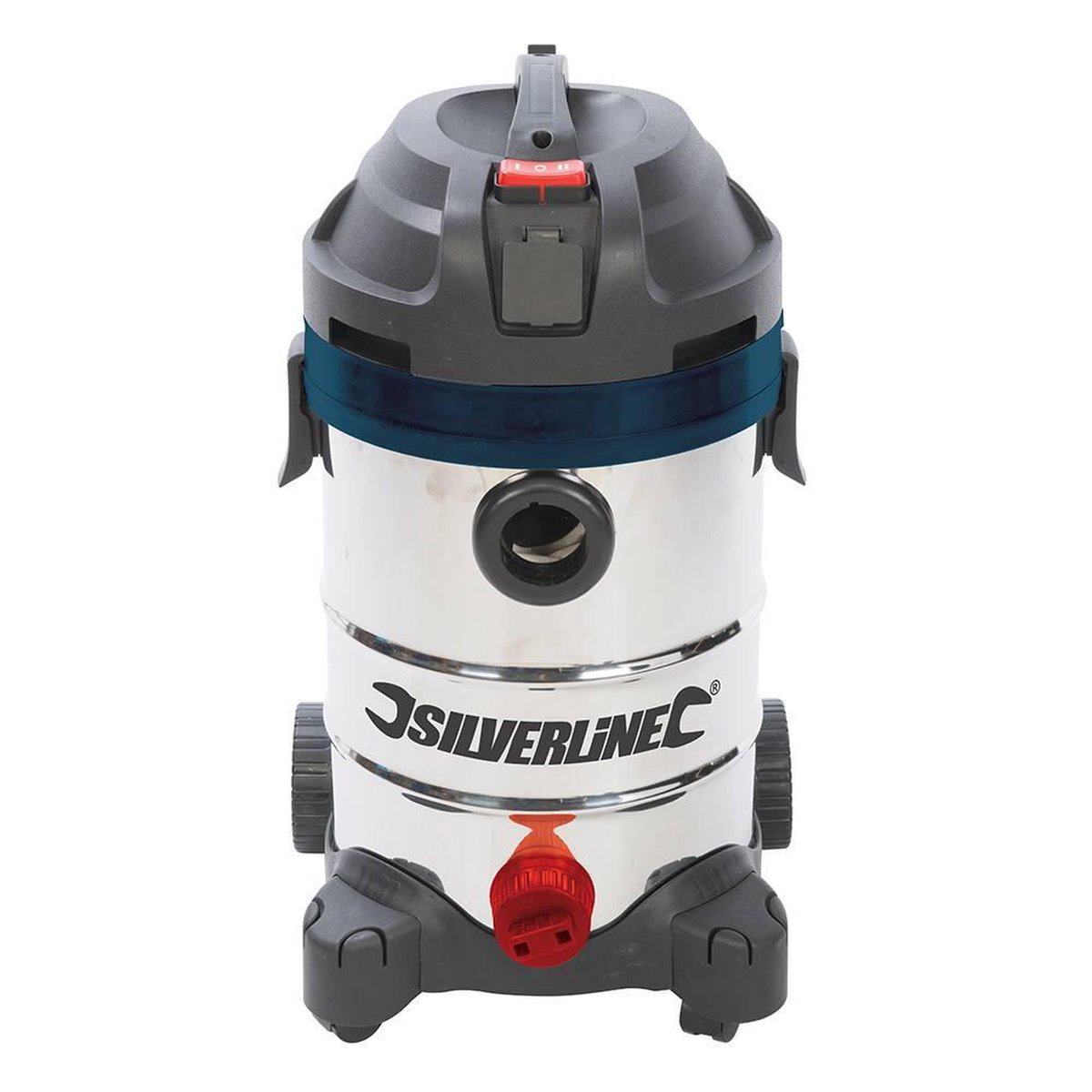 Silverline 1250 W nat-droog stofzuiger 30L