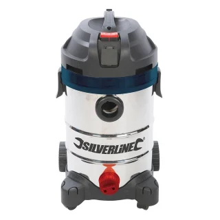 Silverline 1250 W nat-droog stofzuiger 30L