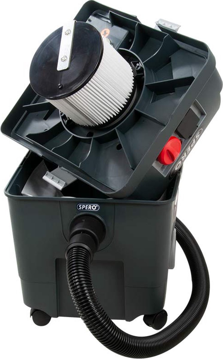 SPERO Bouwstofzuiger 1400W 25L M-klasse + Stangenset