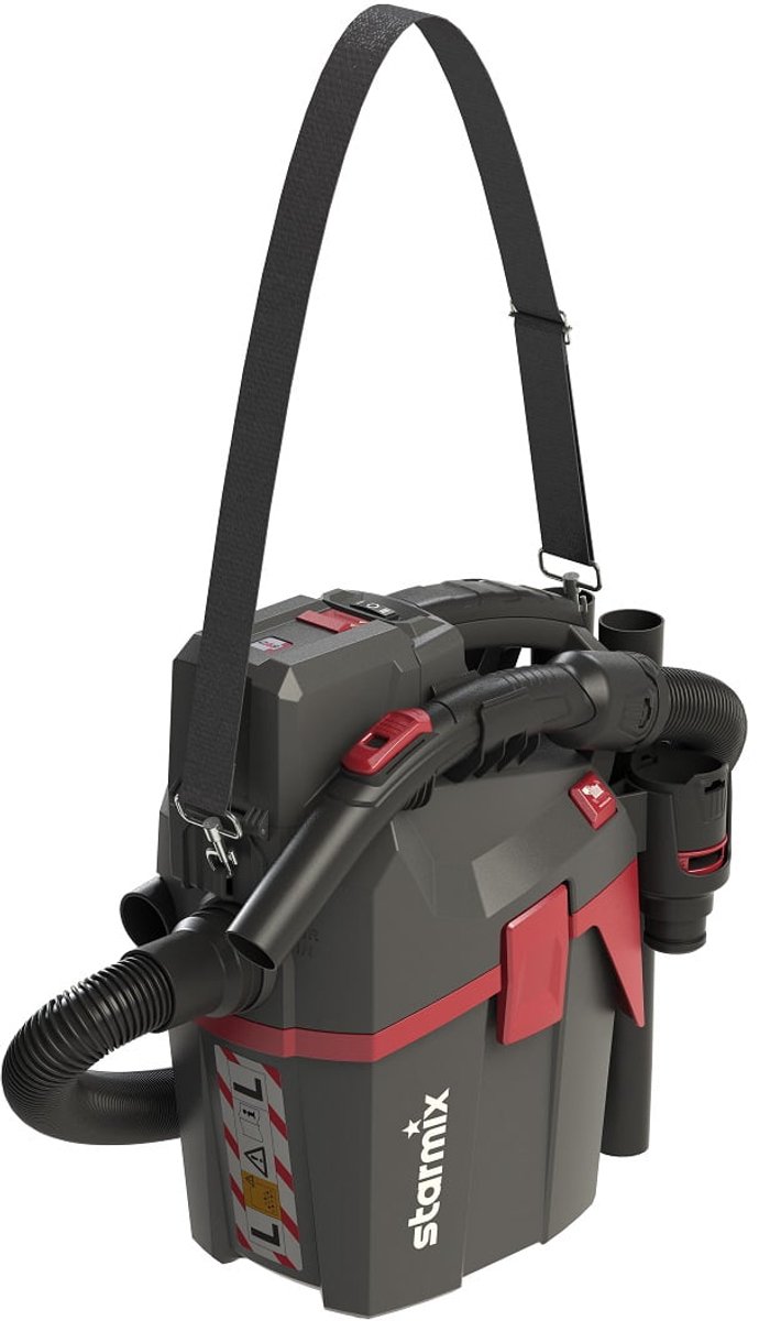 De Starmix accuzuiger 123455A Smart L 18V set in één oogopslag
