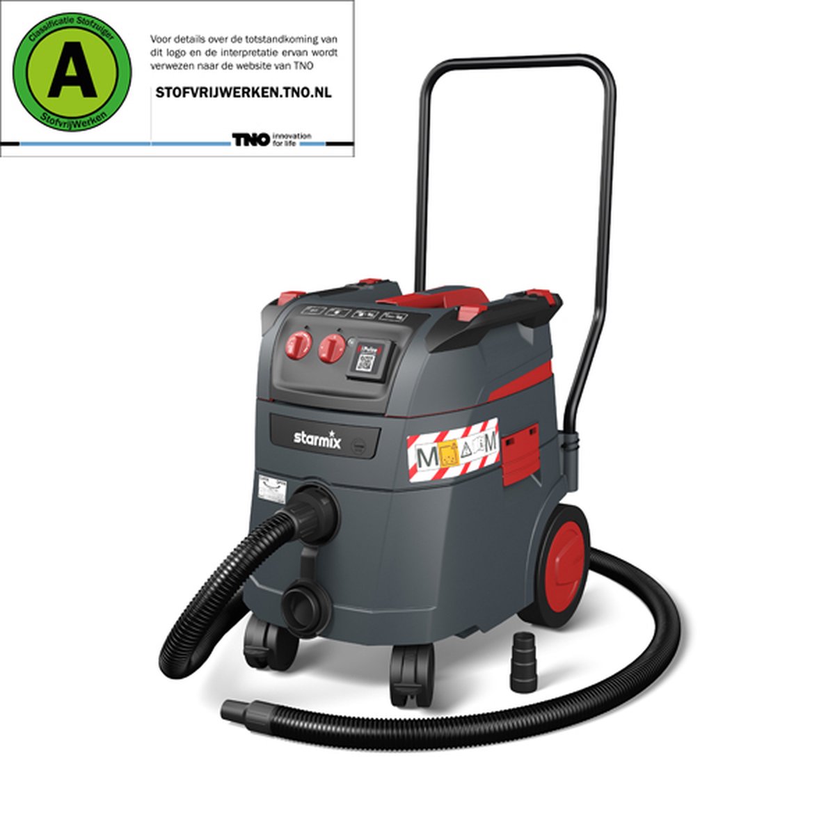 Wat vinden we goed aan de Starmix iPulse M-1635 Safe Plus stofzuiger 018638