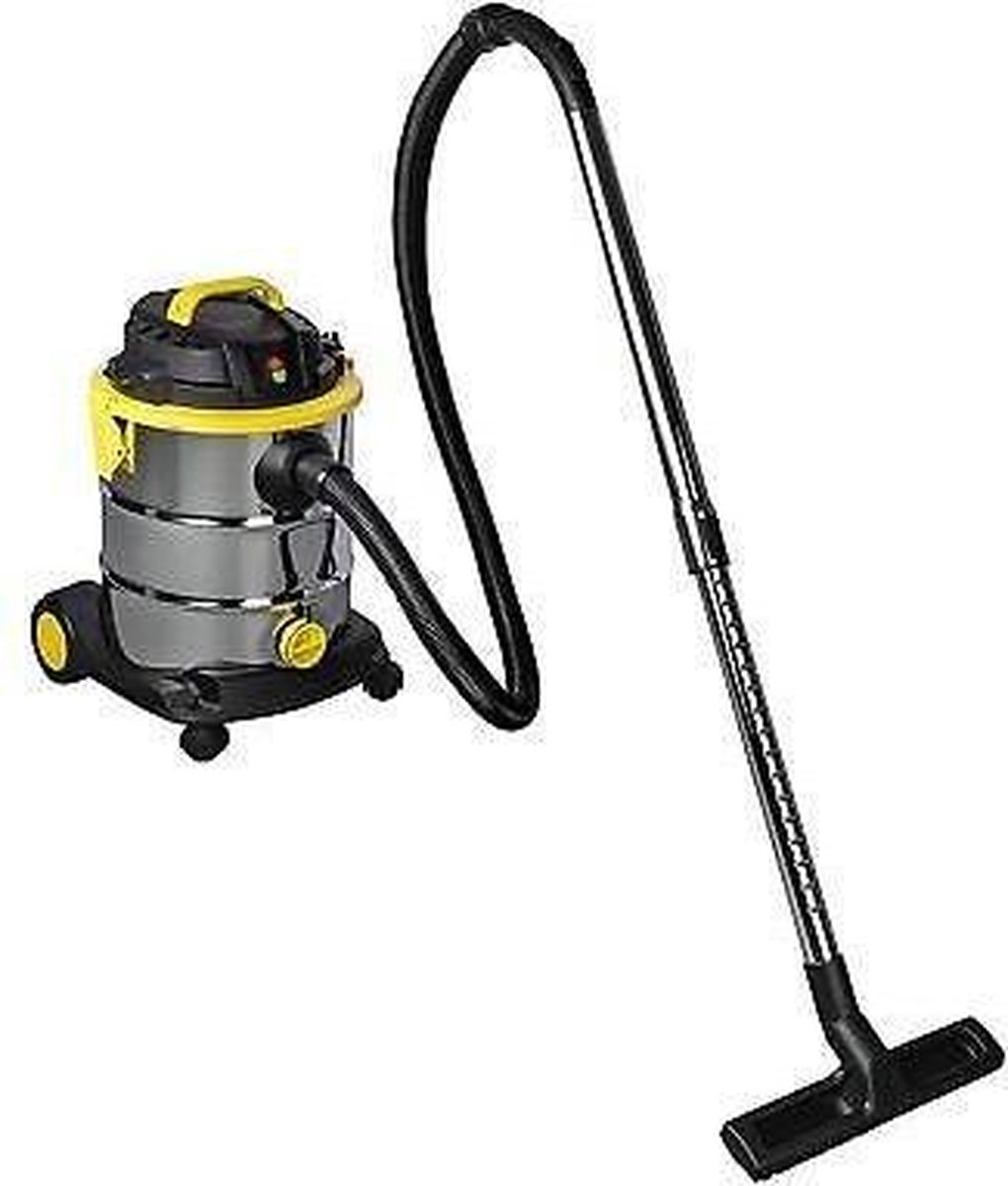 Stofzuiger nat en droog RVS 1200W 25L