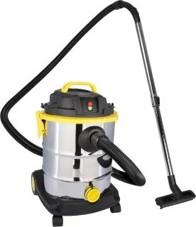 Stofzuiger nat en droog RVS 1200W 25L