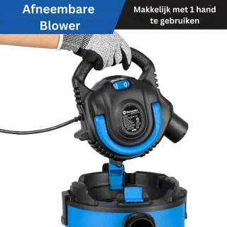 Vacmaster VQ1220PFC-03 Nat- en Droogstofzuiger 23L 1200W