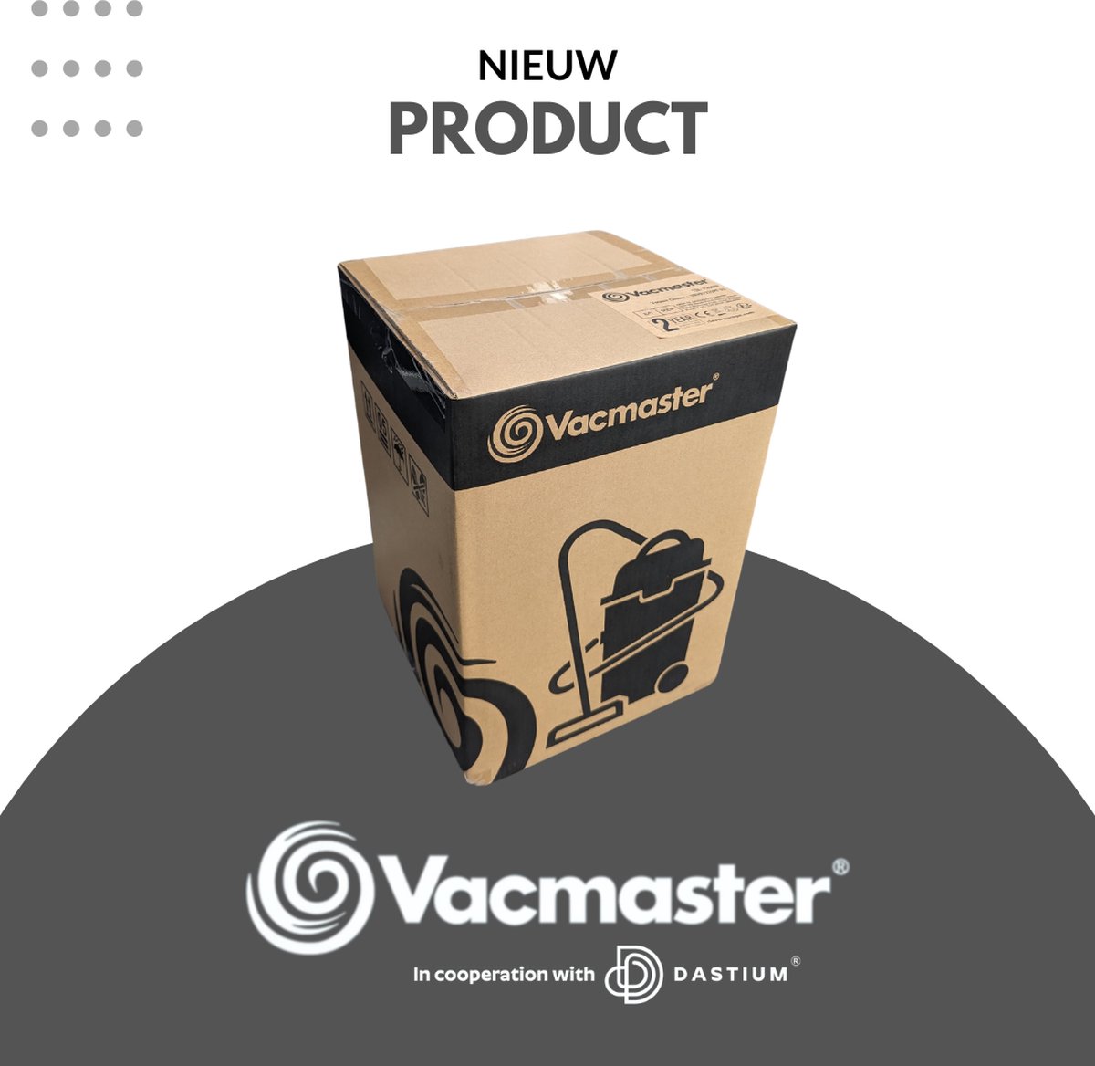 Vacmaster VQ1220PFC-03 Nat- en Droogstofzuiger 23L 1200W