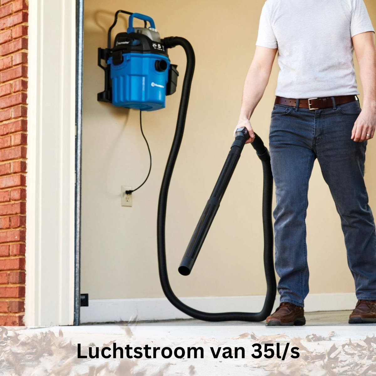 Vacmaster VWM1518R Wandstofzuiger 1500W Nat/Droog