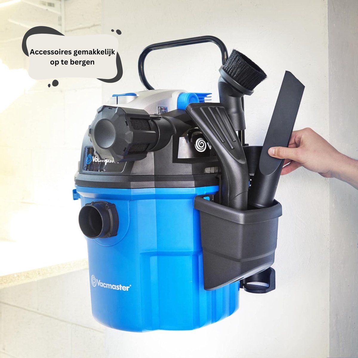 Vacmaster VWM1518R Wandstofzuiger 1500W Nat/Droog