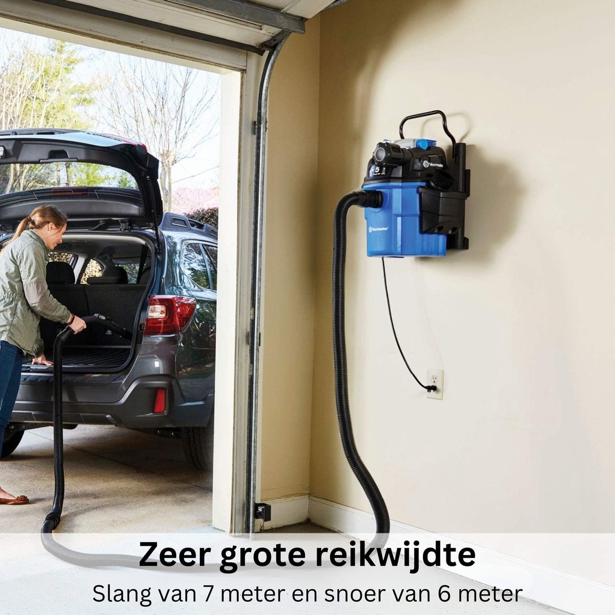 Vacmaster VWM1518R Wandstofzuiger 1500W Nat/Droog