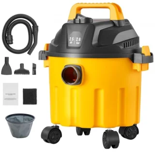 Werkplaatsstofzuiger 10 L Nat- en droogzuiger Geel review