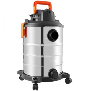 Wat vinden we goed aan de Werkplaatsstofzuiger 30 L RVS - Zilver/Zwart