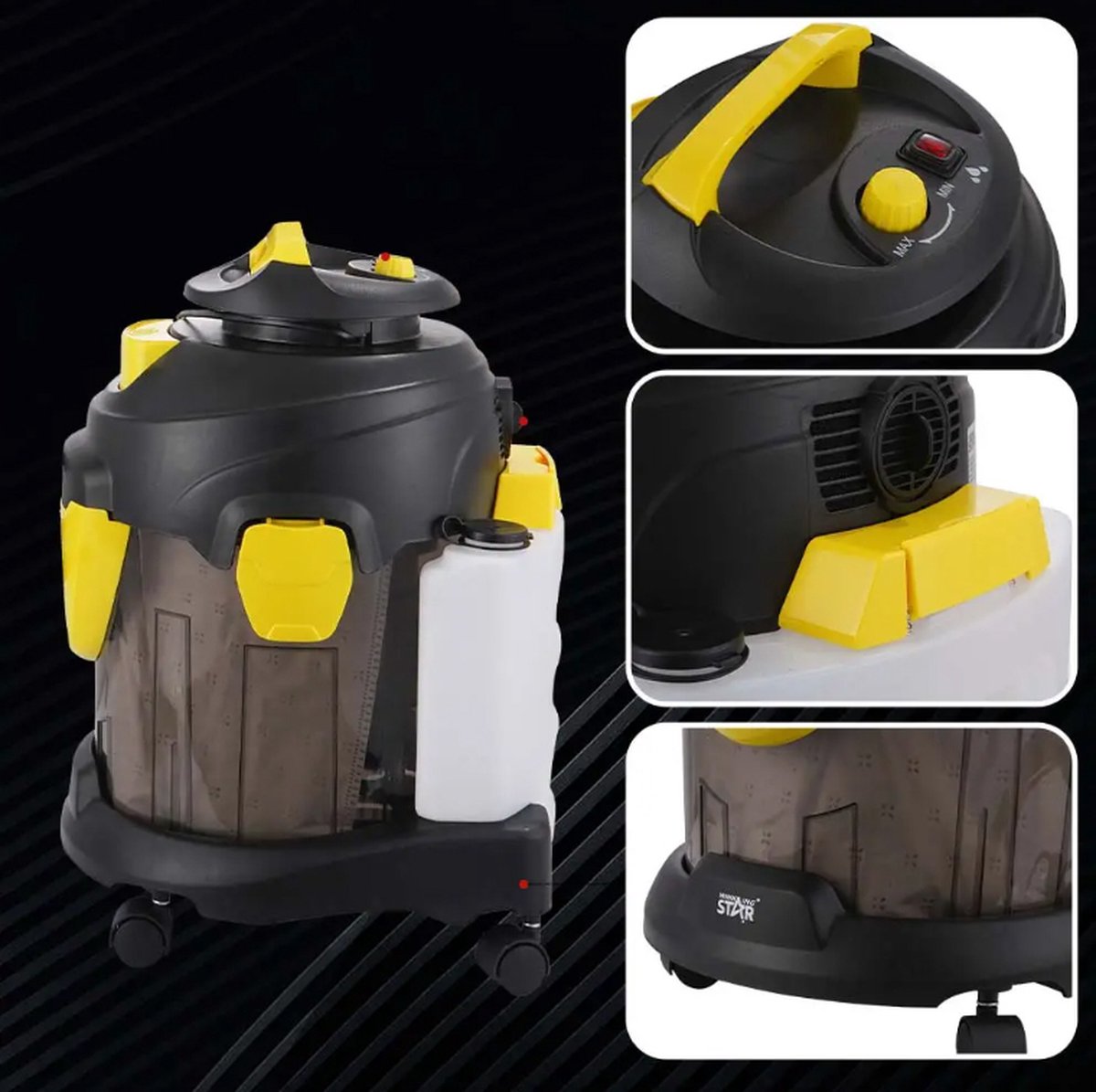 Winningstar ST-5036 Nat- en Droogzuiger 15L 1400W