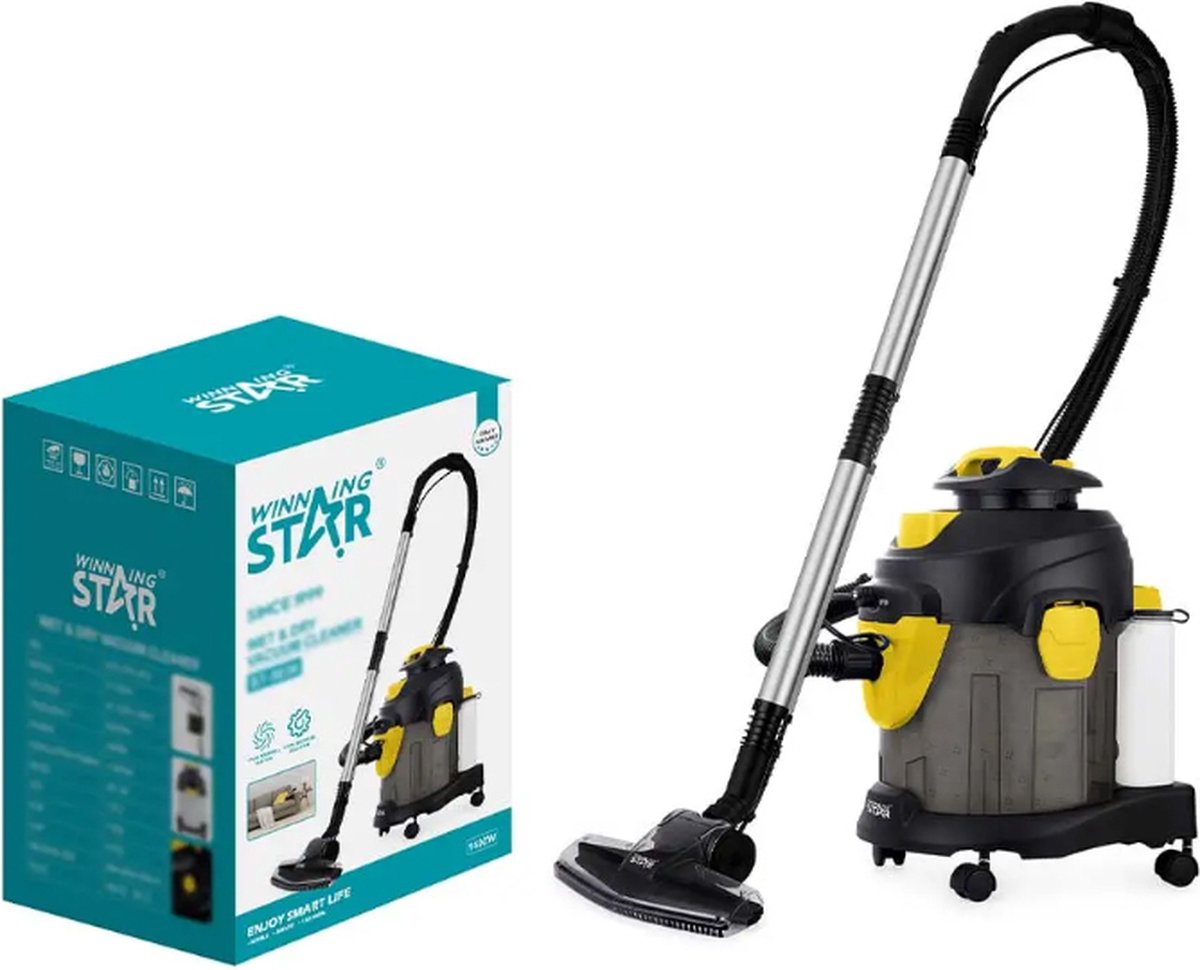 Winningstar ST-5036 Nat- en Droogzuiger 15L 1400W
