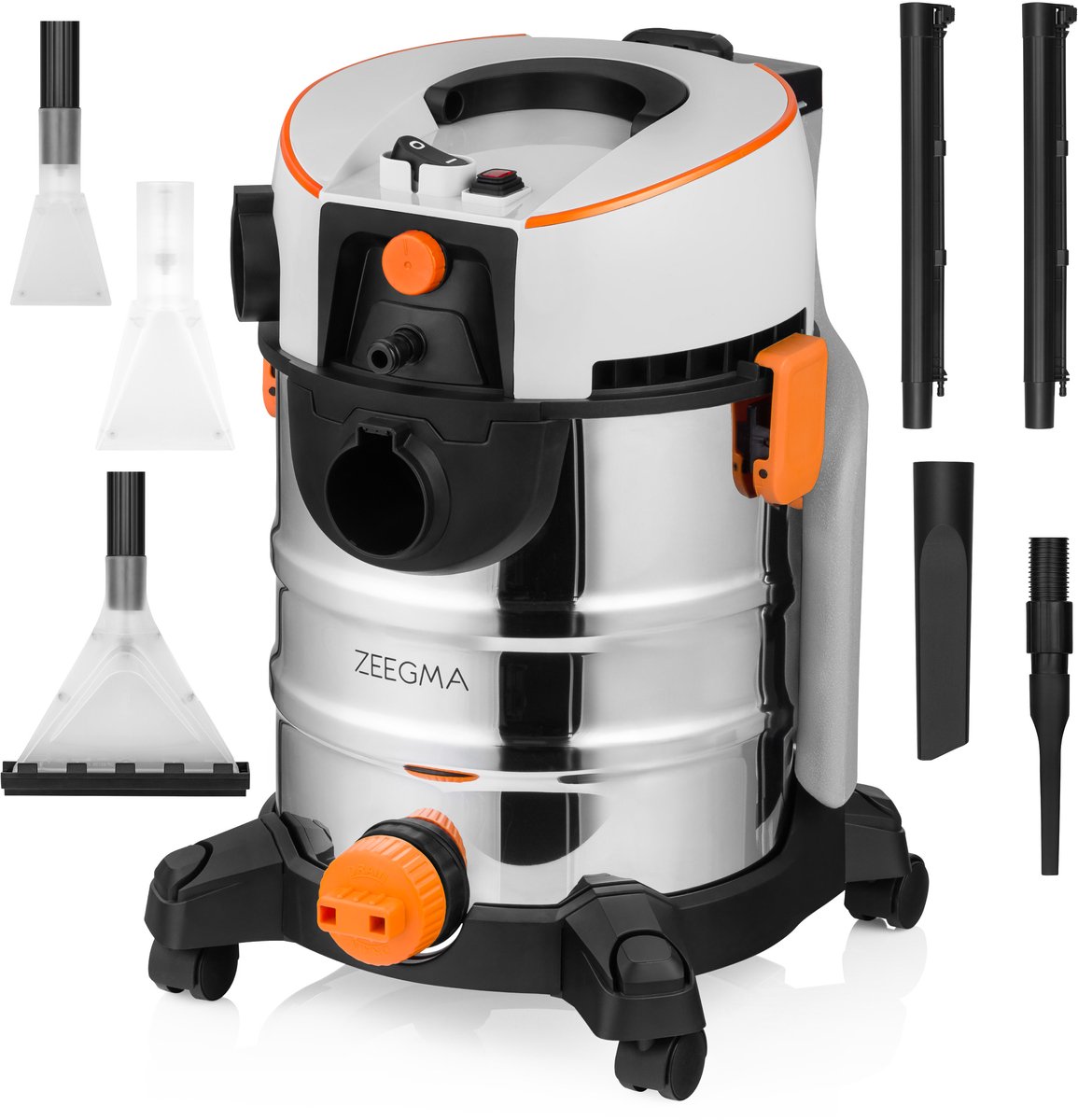 Zeegma Pro Aqua Silver 1400W Waterstofzuiger