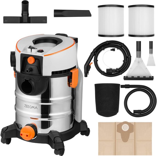 Zeegma Pro Aqua Silver 1400W Waterstofzuiger