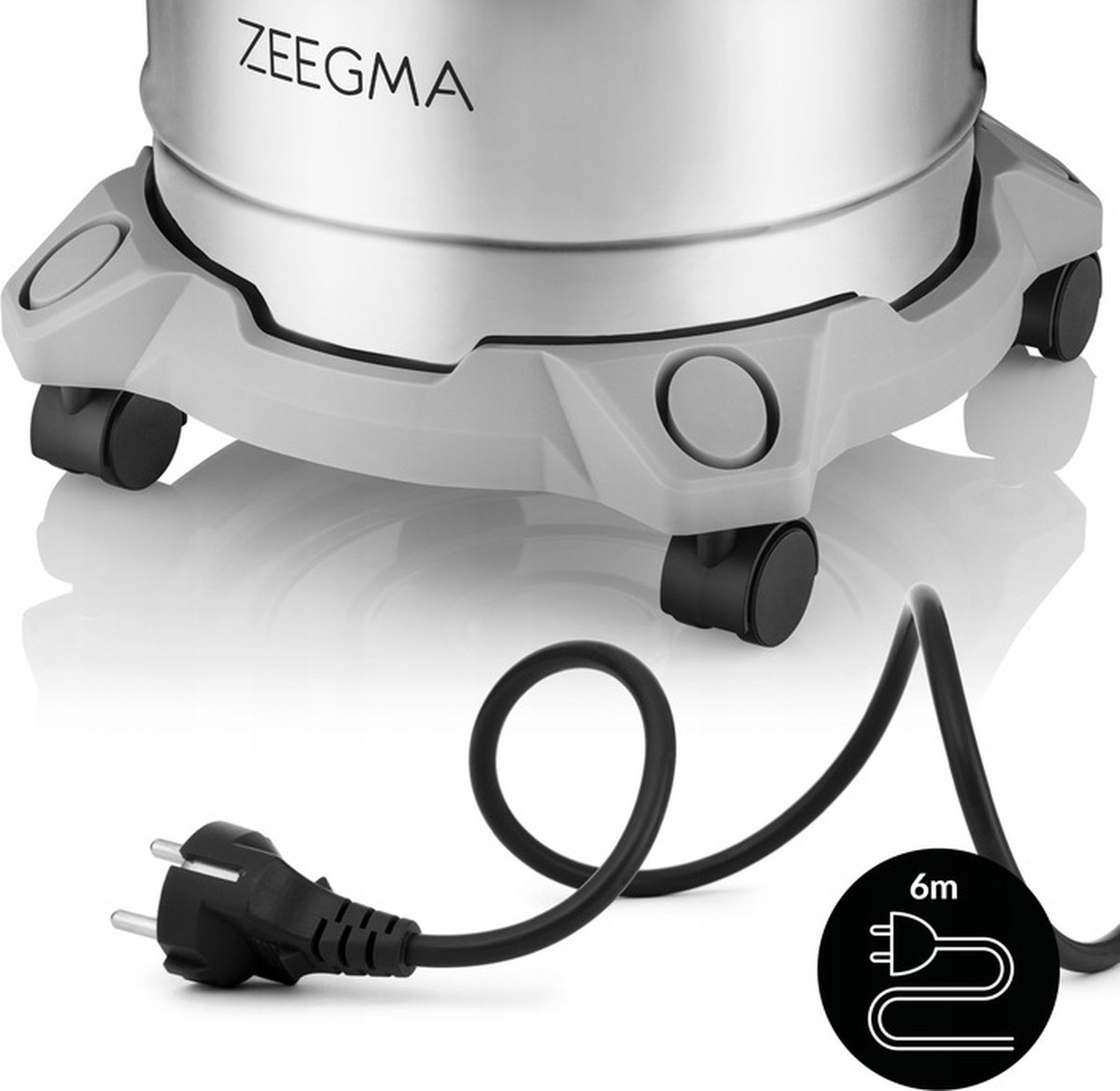 Zeegma PRO ASH 1600W 20L Industriële Stofzuiger
