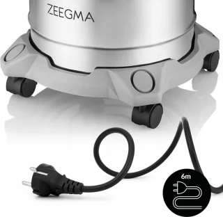 Zeegma PRO ASH 1600W 20L Industriële Stofzuiger