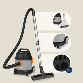 Zeegma Pro Compact Stofzuiger 1000W 6L Met en Zonder Zak