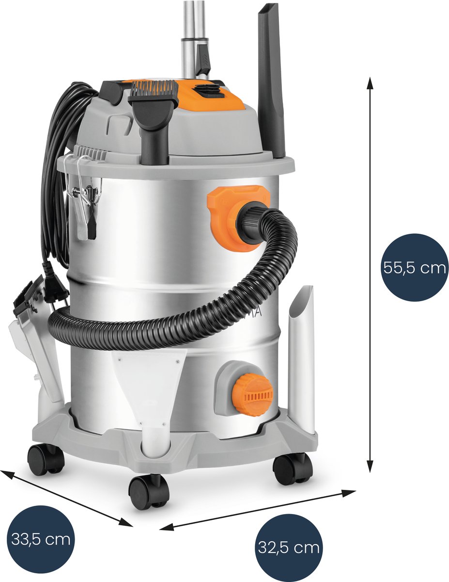 Zeegma Pro Multi 1600W 25L Stofzuiger