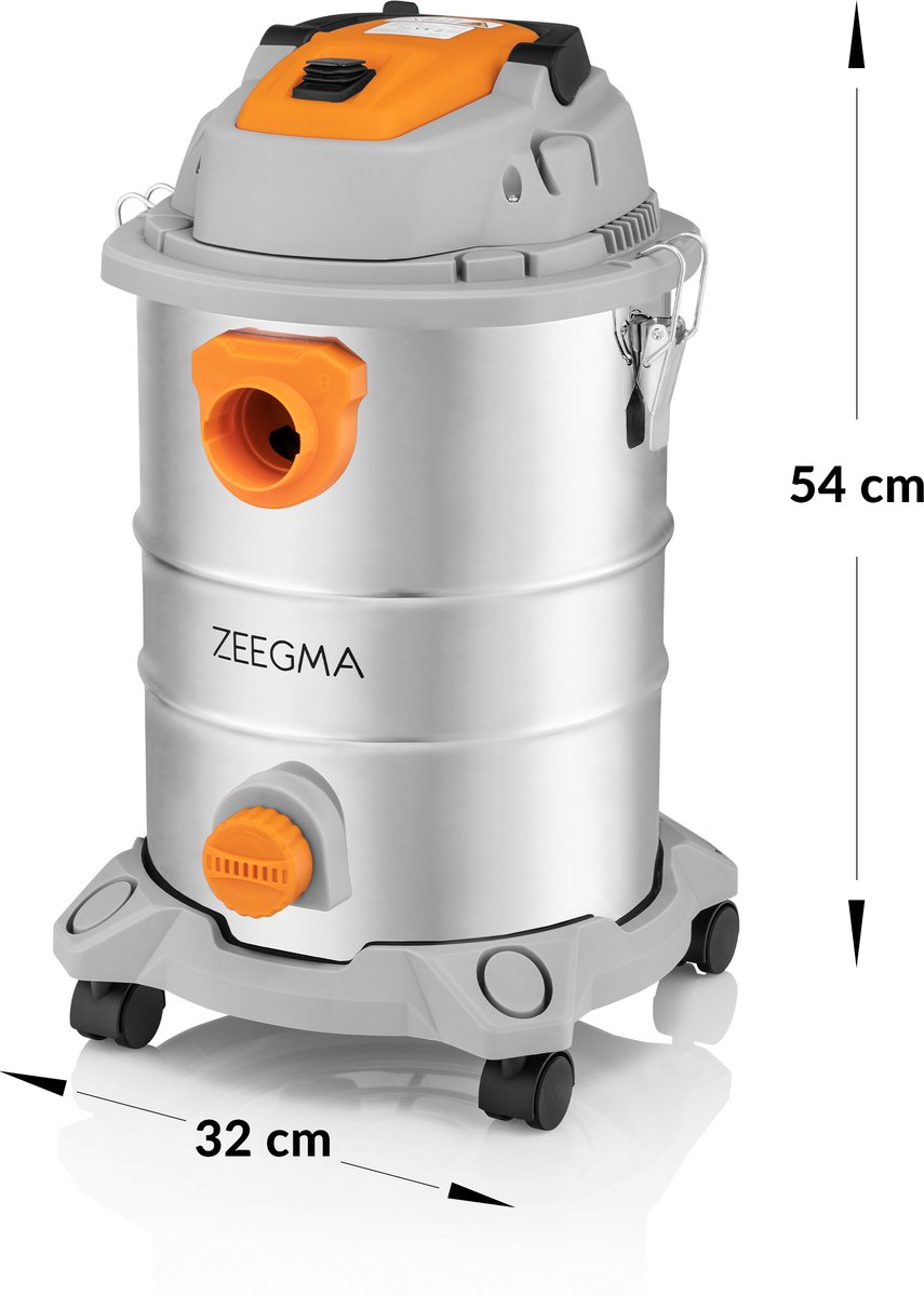 Zeegma Pro Multi 1600W 25L Stofzuiger
