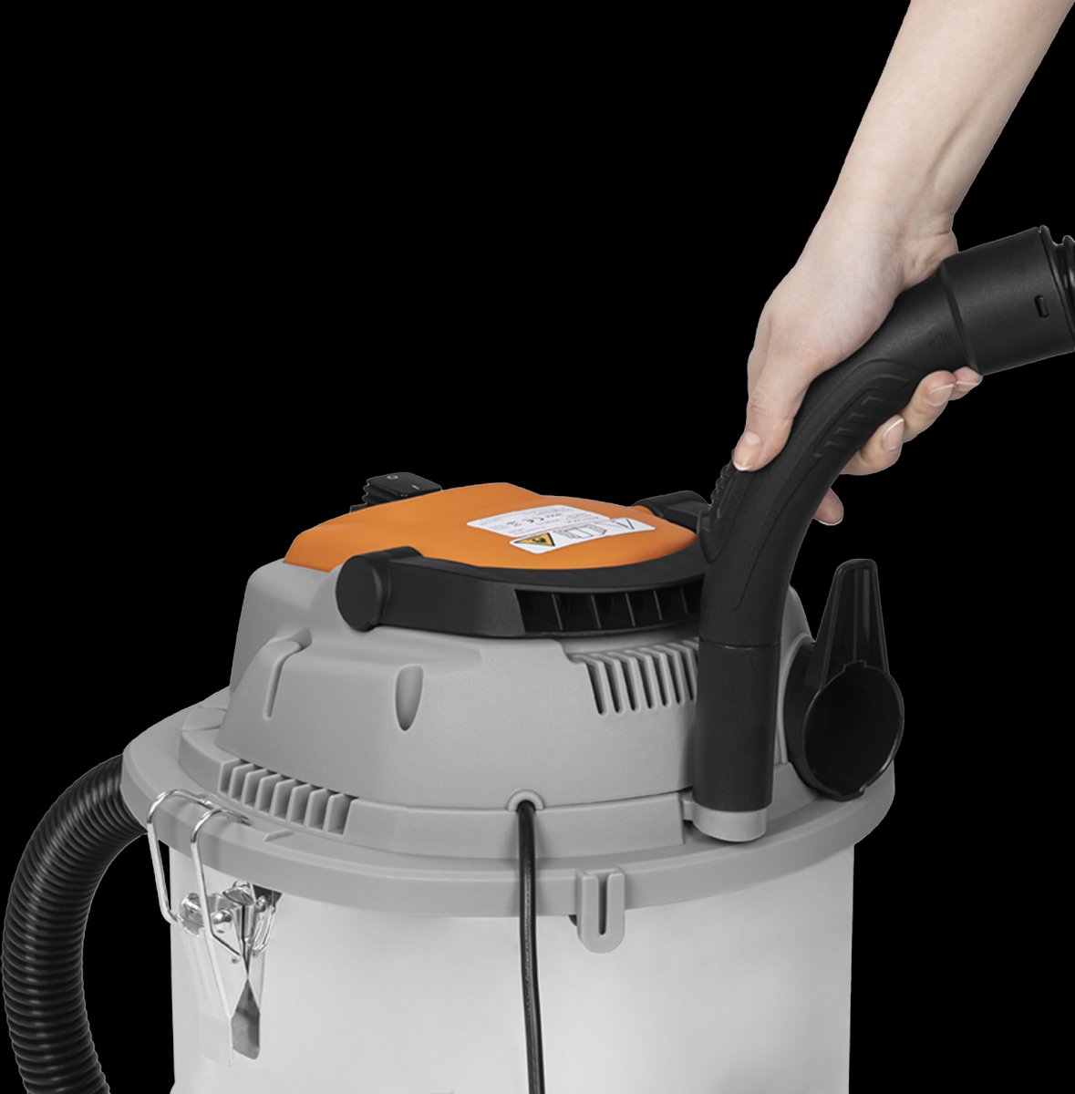 Zeegma Pro Multi Silver Stofzuiger 1600W 25L RVS Tank