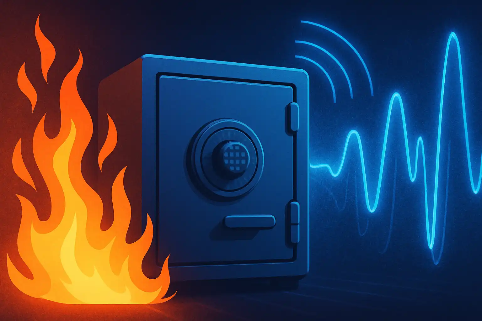 Brandwerende kluis en elektromagnetische pulsen: hoe veilig zijn je digitale back-ups echt?
