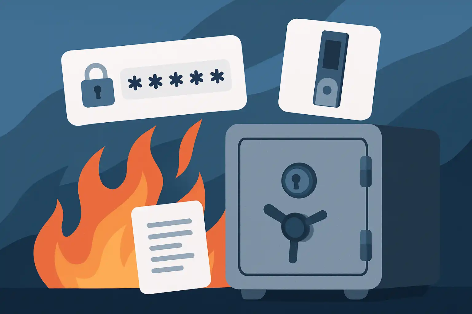 Digitale erfenis organiseren: hoe je wachtwoorden, hardware wallets en toegangsinstructies veilig in een brandwerende kluis bewaart