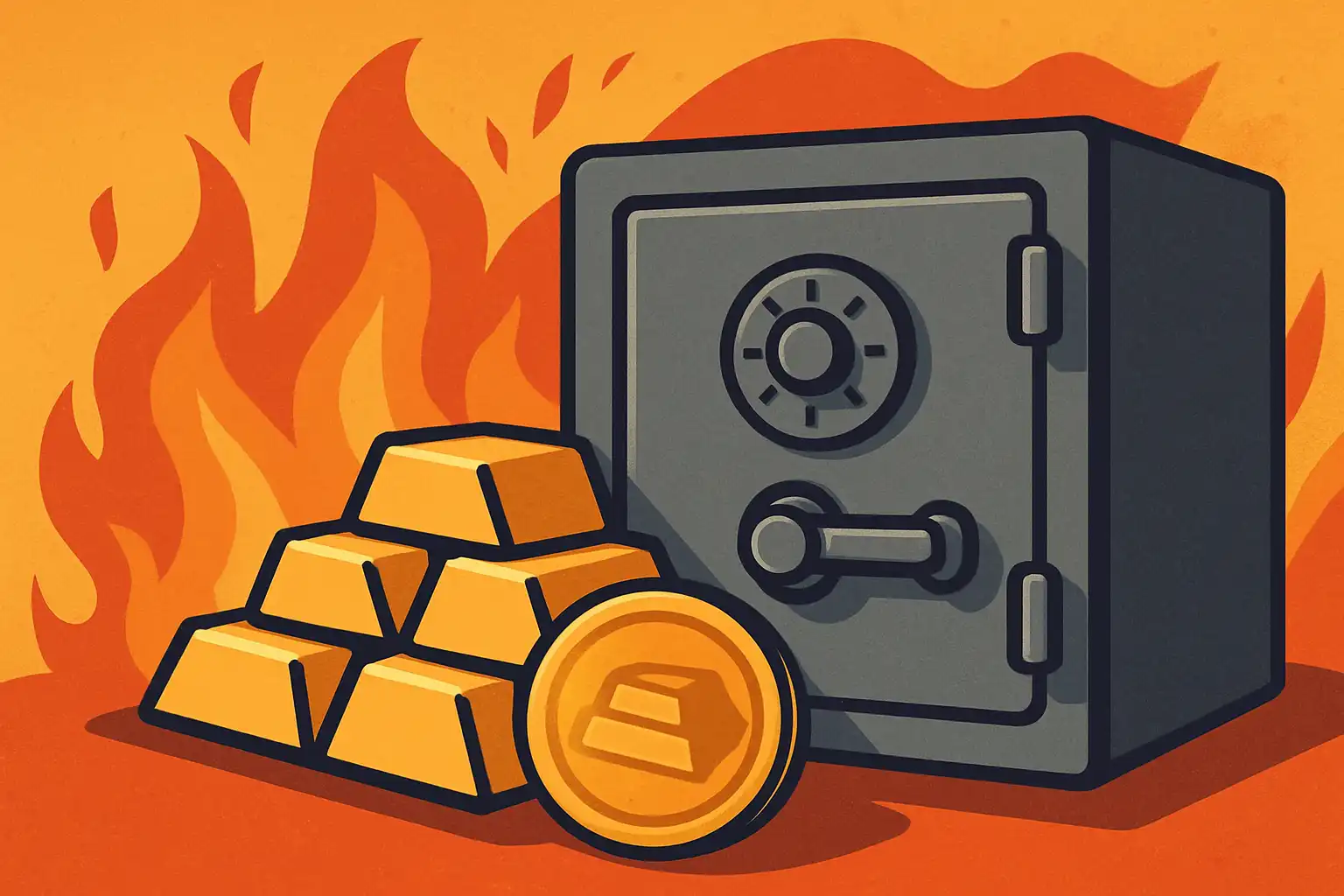 Goud in huis bewaren? zo kies je een brandwerende kluis voor edelmetaal en bullion