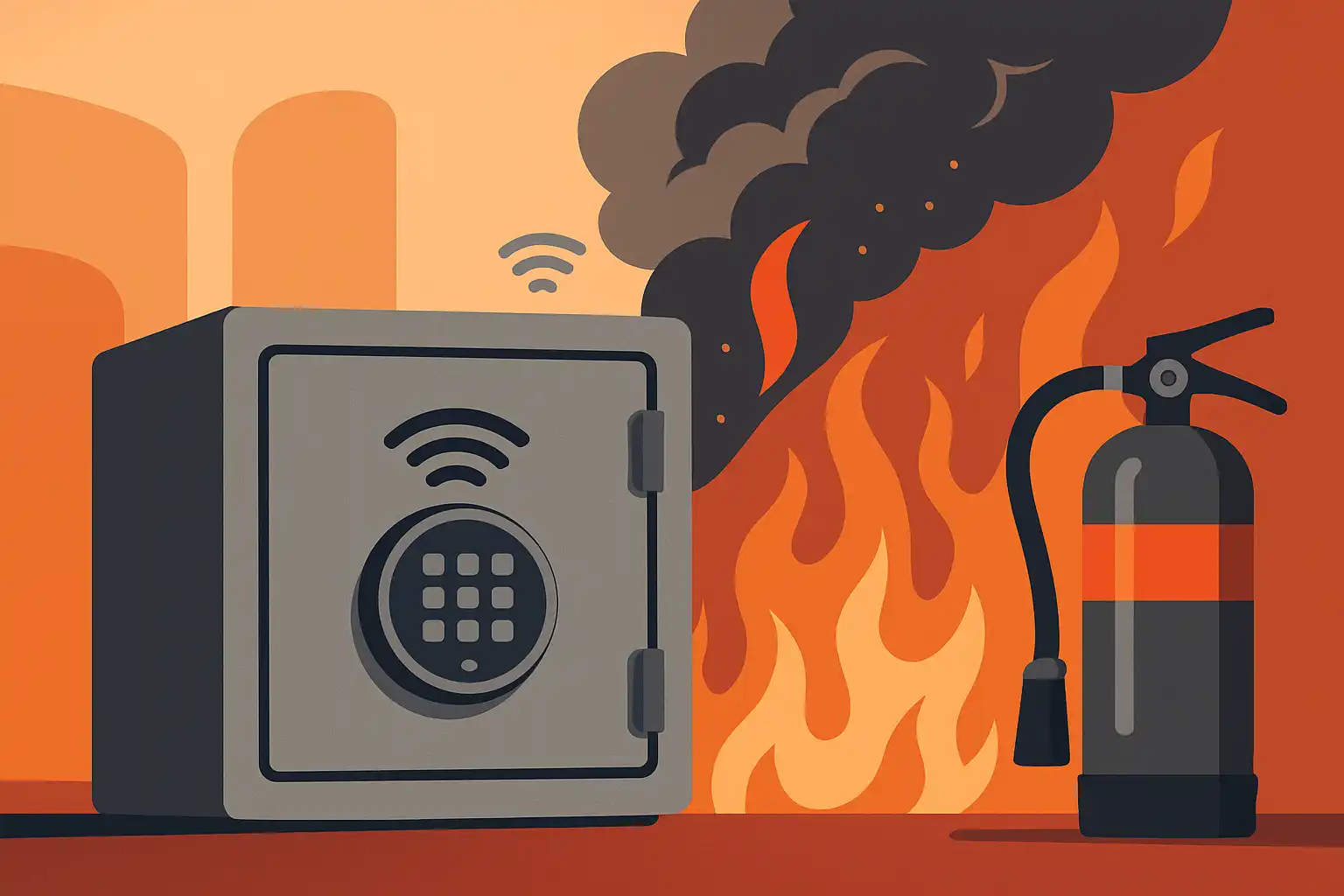 Kunnen slimme brandwerende kluizen brand veroorzaken? zo beperk je het risico