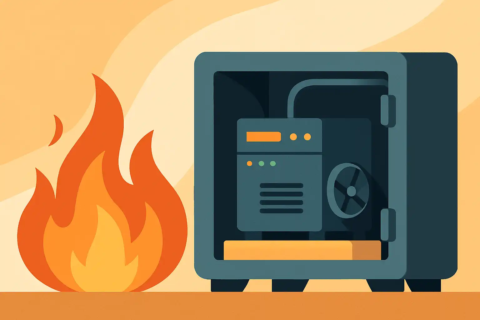 Mag je apparatuur in een brandwerende kluis laten draaien? zo bescherm je je thuisserver zonder brandgevaar