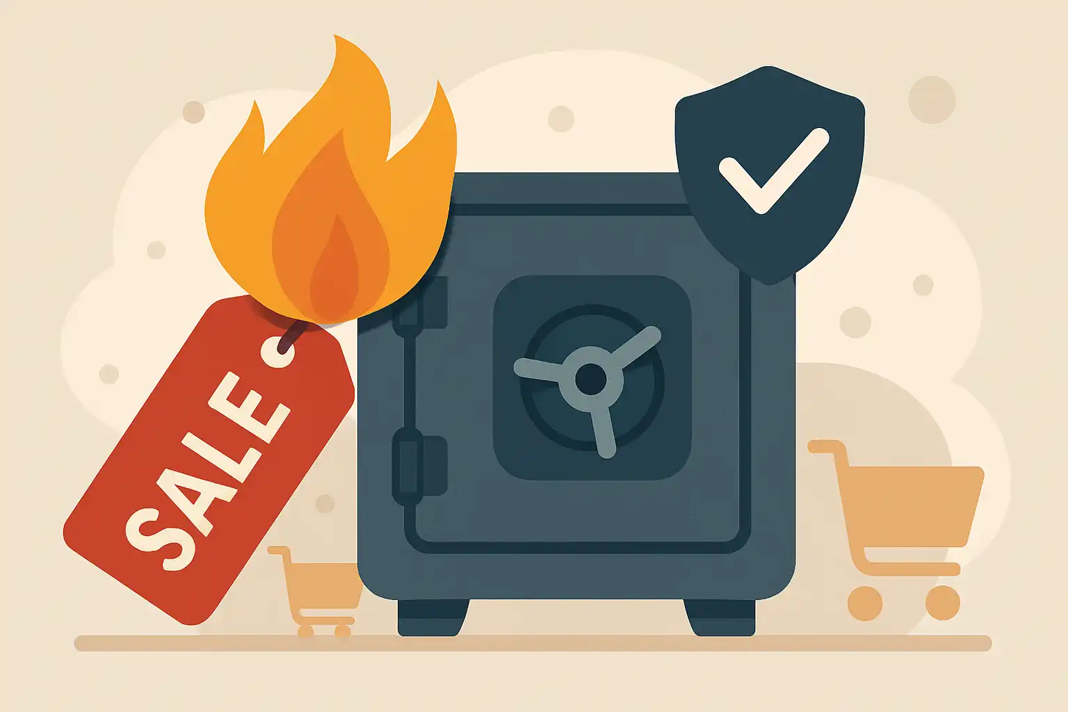 Slim shoppen tijdens uitverkoop: zo herken je een veilige deal op brandwerende kluizen
